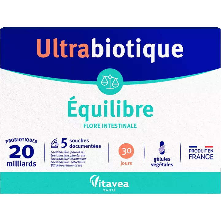 Ultrabiotique Intestinal Flora Balance Probiotic Capsules