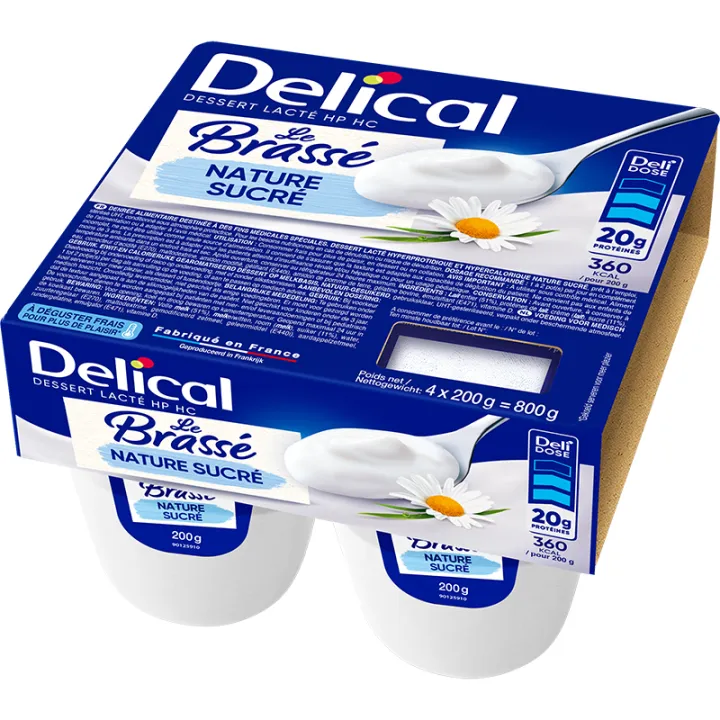 Delical Dessert Lacté HP HC Le Brassé 4x200g