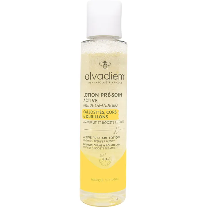 Lotion Pré-Soin Active Callosités Cors & Durillons Alvadiem 100ml