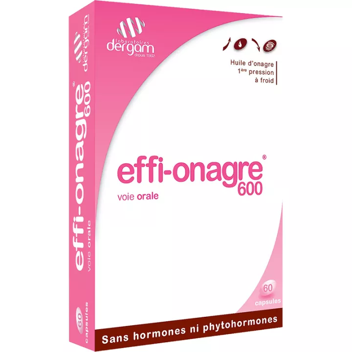 Effi-Onagre 600 Nachtkerze pharmazeutisch rein 60 Kapseln Dergam