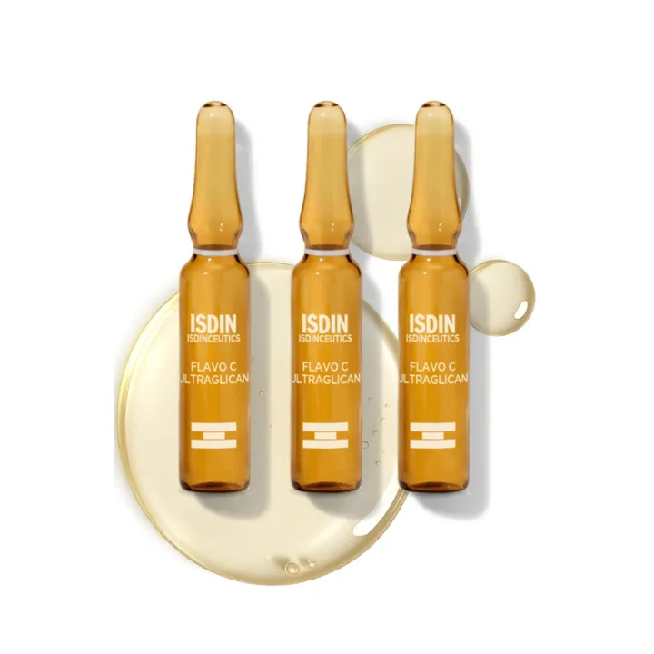 Isdin Flavo C Ultraglican Serum ampoule