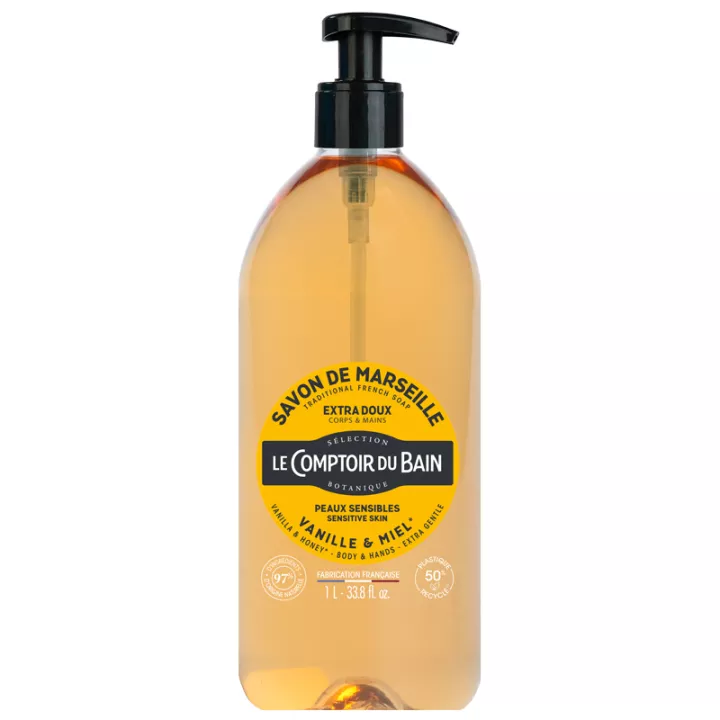 Le Comptoir du Bain Marseille Soap Extra-Mild Vanilla & Honey