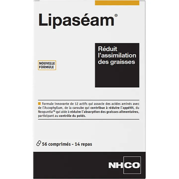 NHCO Lipaséam: reduce la absorción de grasas. 56 comprimidos
