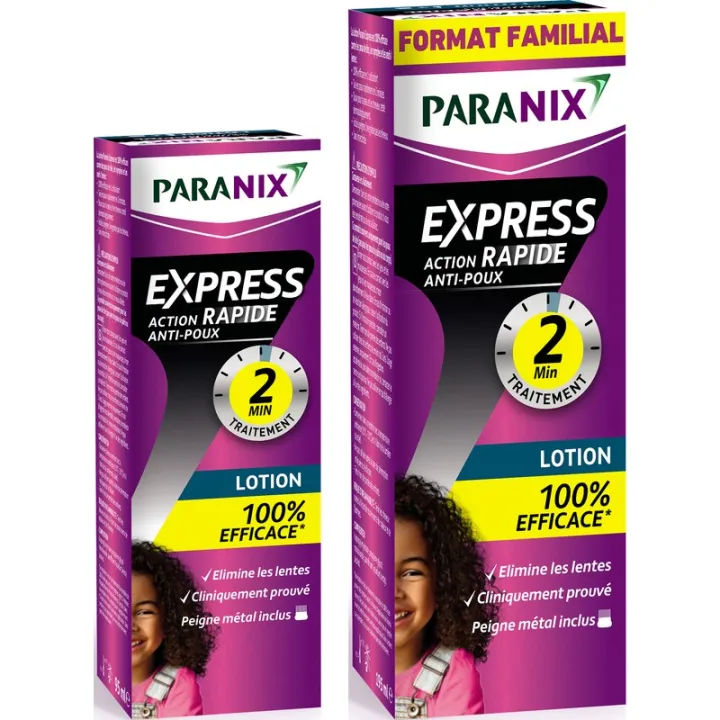 Paranix Express 2-Minute Fast-Acting Anti-Lice Lotion