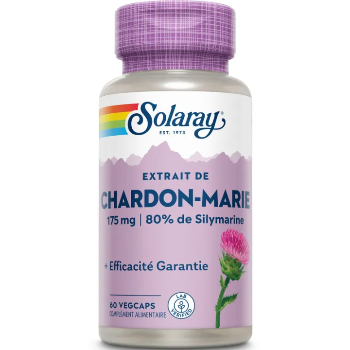 Solaray Mariendistel-Extrakt 175 mg, 60 Kapseln