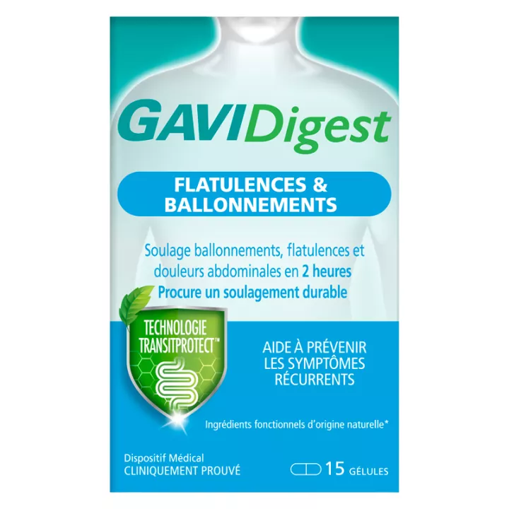 Gavidigest Flatulences et Ballonnement Gélules