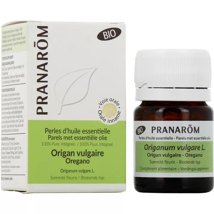 Pranarom Olio essenziale di origano perlato biologico B/60