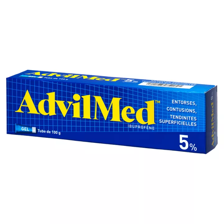 ADVIL 5% ibuprofen gel analgeticum voor verstuiking