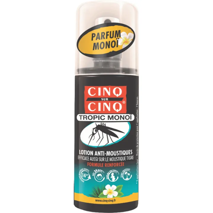 Tropic Monoï Loção Anti-Mosquito Cinq-sur-Cinq