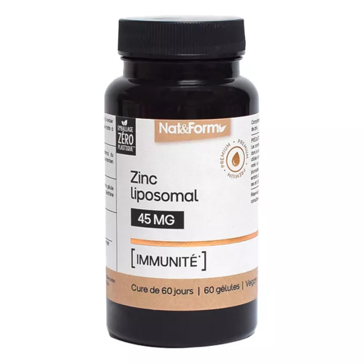 Nat &amp; Form Nutraceutique Zink Liposomaal 60 capsules