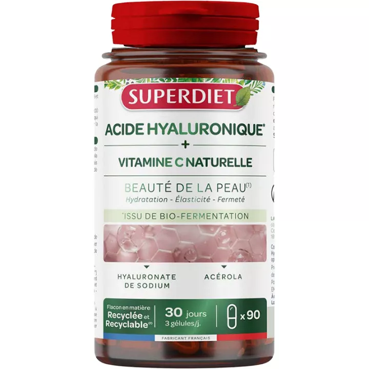 Superdiet Hyaluronic Acid Vitamin C 90 capsules
