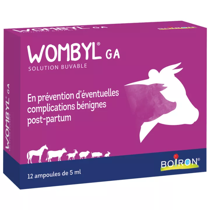 WOMBYL GA ORAL Boiron 12 BULBS 5 ML