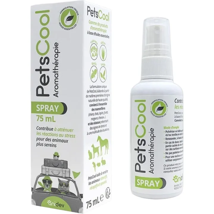 PetsCool Anti-Stress Spray Hunde Katzen Pferde & NAC
