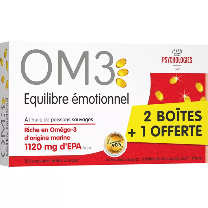 OM3 Equilibrio Emocional Omega3 60 Cápsulas