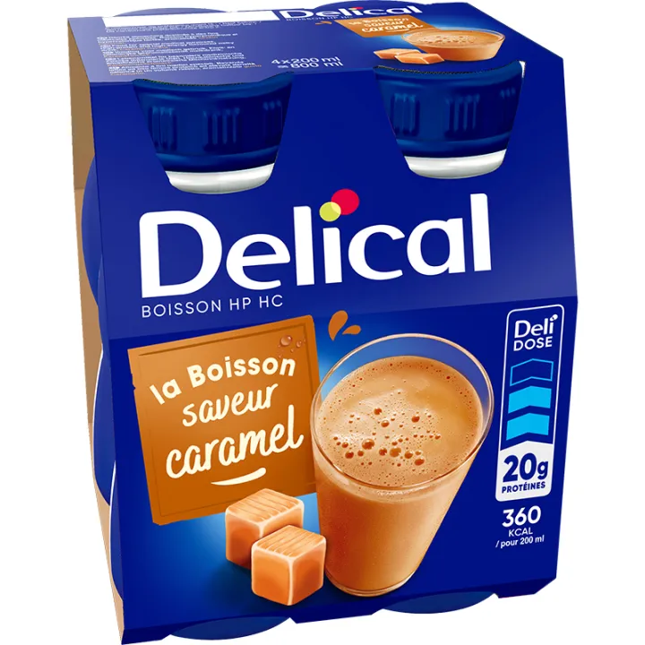 Delical Boisson HP HC Lactée 4x200ml