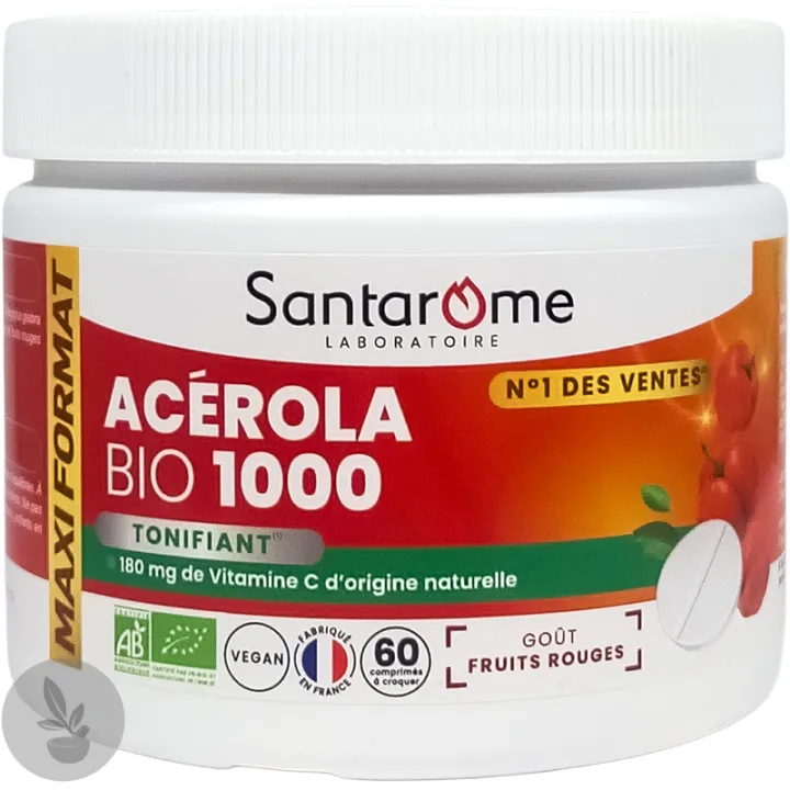 Acerola Bio 1000 Santarome Chewable tablets