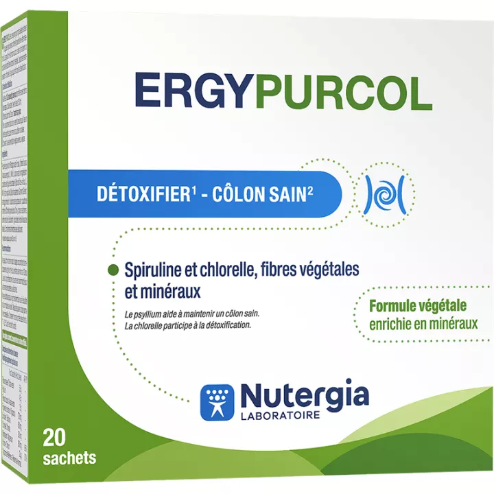 Ergypurcol Nutergia Detoxificador - Colon Sain 20 sobres