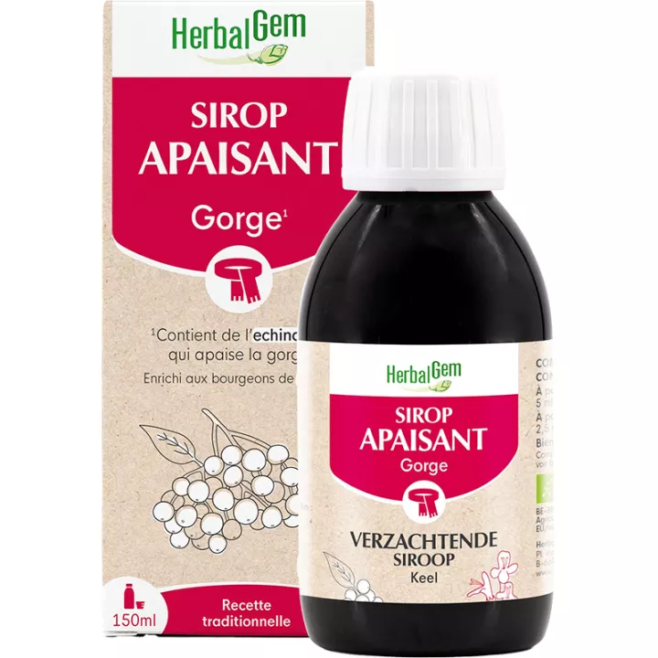 Herbalgem Sirop Apaisant Gorge Bio 150 ml