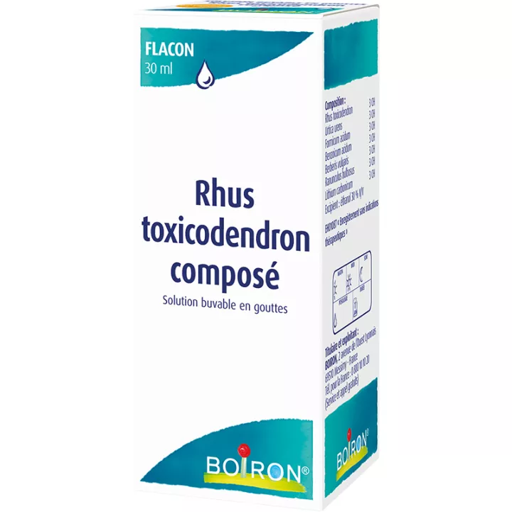 Rhus Toxicodendron Composé Boiron Tropfen oder Kügelchen