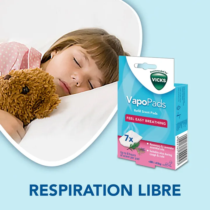 Vicks VapoPads Alecrim e Lavanda 