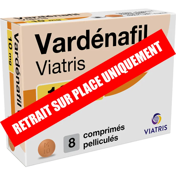 Vardenafil 10 mg Viatris Dysfonction Érectile comprimés