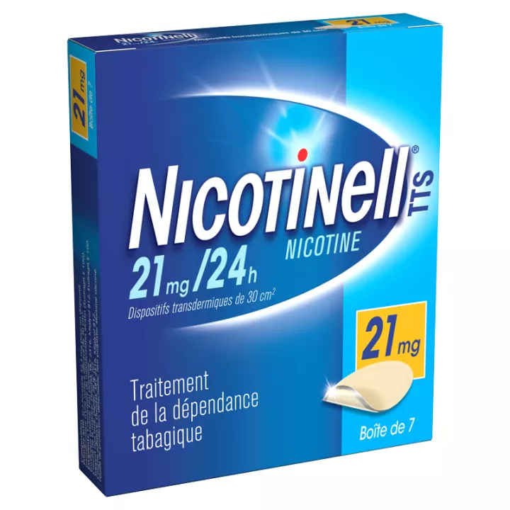 Adesivos de nicotina Nicotinell 21mg 7 24H
