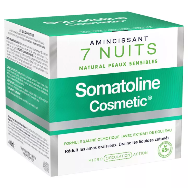 Somatoline Afslanken 7 Nachten Natuurlijk Gevoelige Huid 400 ml