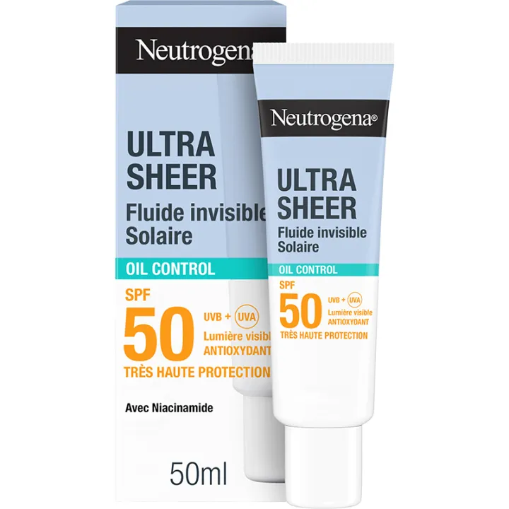 Neutrogena Ultra-Sheer Invisible Sun Control Oil SPF50+ Fluido 