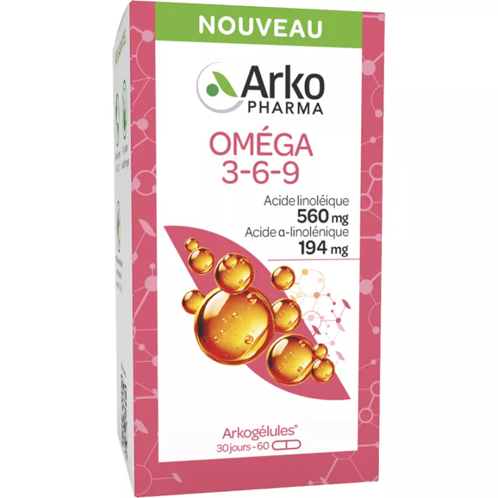 Arkogélules Omega 3-6-9 60 Kapseln