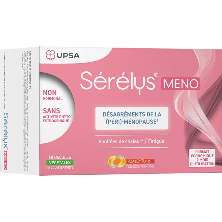 Serelys Meno Menopause cápsulas vegetais