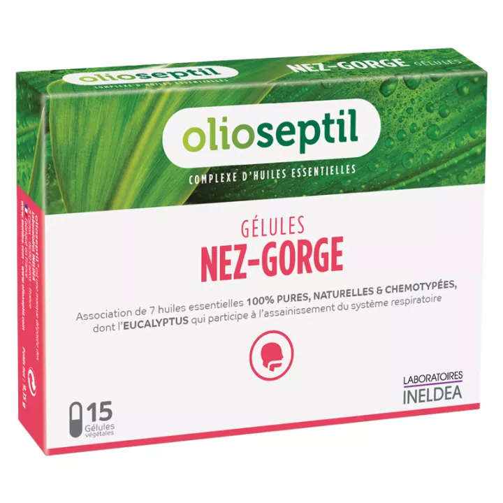 Olioseptil Gélules Nez-Gorge 15 gélules