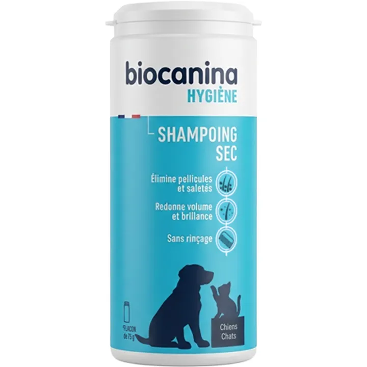 Biocanina Droogshampoo voor honden en katten 75 g