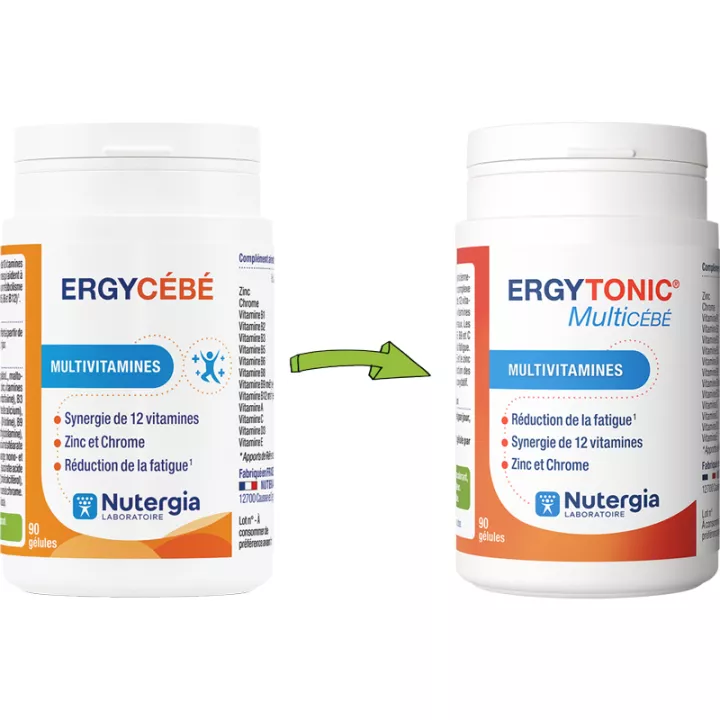 Ergycébé / Ergytonic Multicébé Nutergia Multivitamines