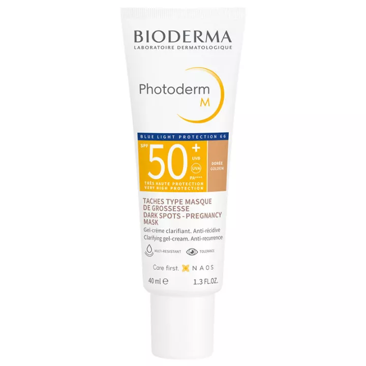 Bioderma Photoderm M SPF50+ Золотистый защитный тональный крем