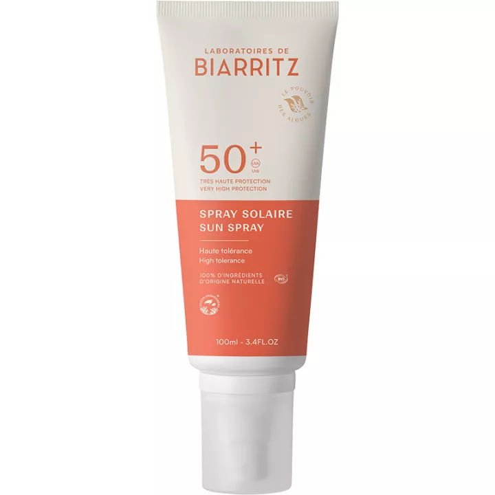 Biarritz Spray Solaire Bio SPF50+ 100 ml