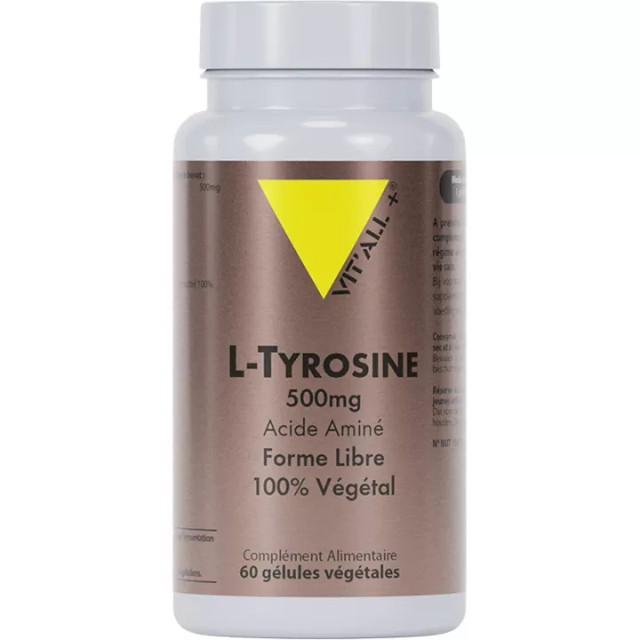 L-Tyrosin 500mg Vitall+ 30 Tabletten