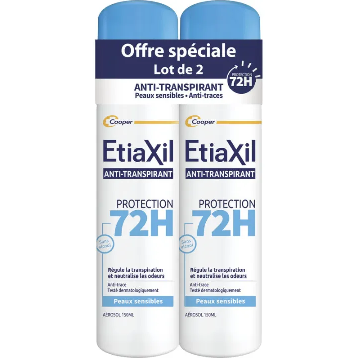 Etiaxil Antitranspirante Protección 72 h para pieles sensibles