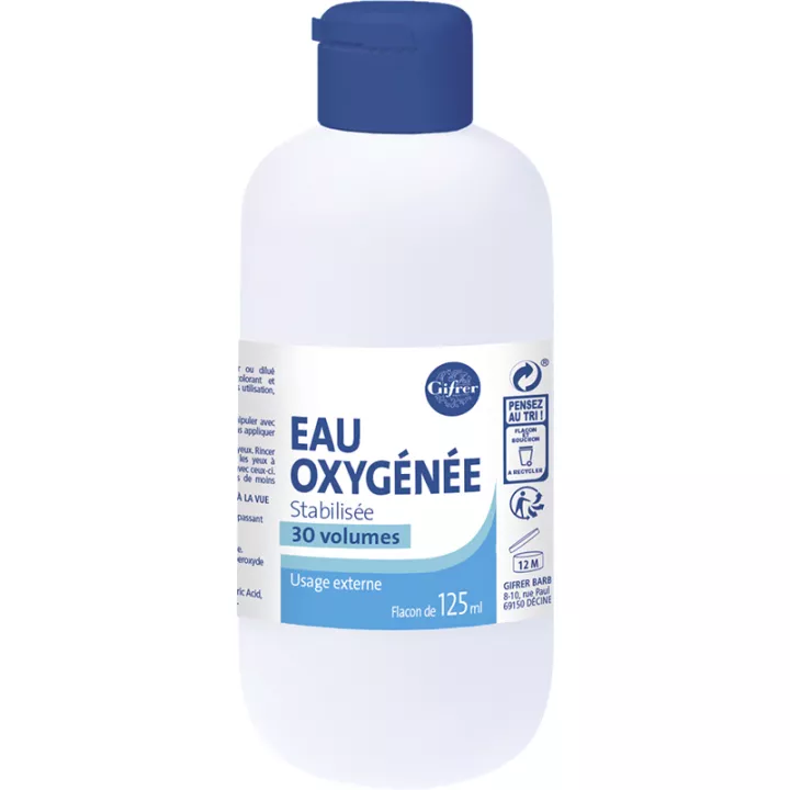 Eau Oxygénée GIFRER 30 VOLUMES 125ML*