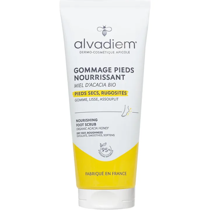 Alvadiem Nourishing Foot Scrub with Organic Acacia Honey 75 ml