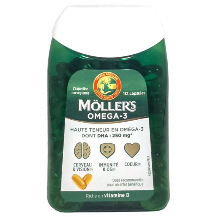 Omega 3 di Möller ricco di vitamina D