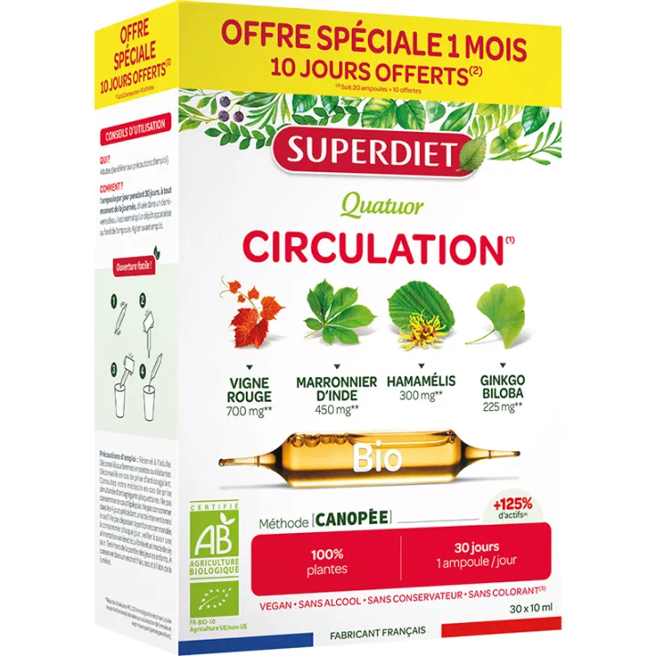 Superdiet Quatuor Circulation Organic