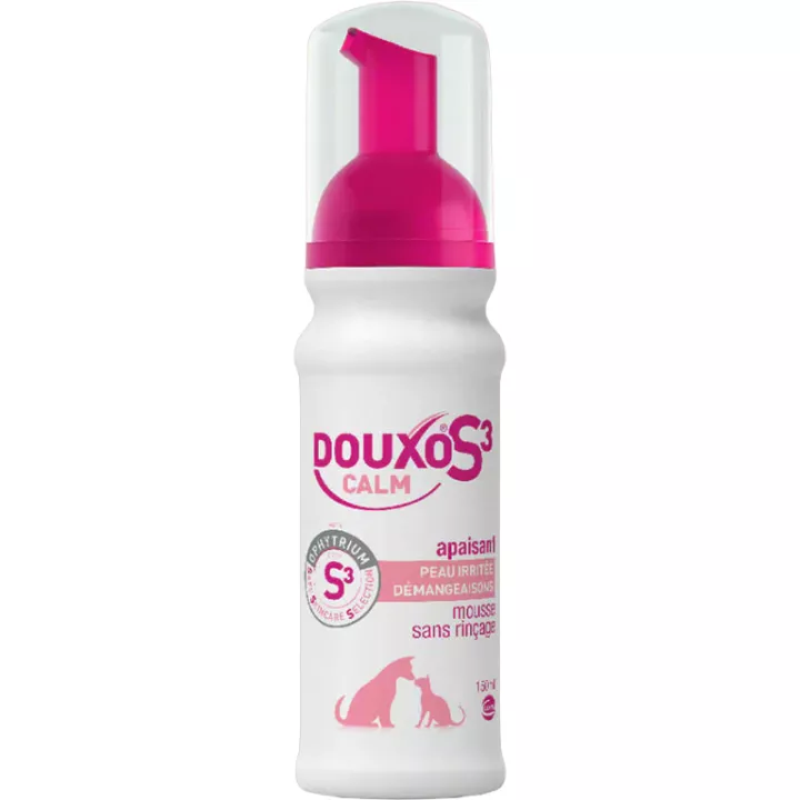Douxo S3 Calm Espuma calmante sin aclarado para perros y gatos 150ml