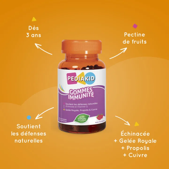 Pediakid Immunität 60 Kaubonbons