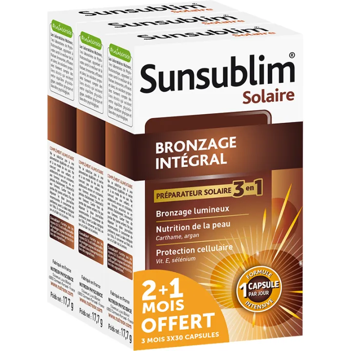 Sunsublim Zonnebank Integrale capsules