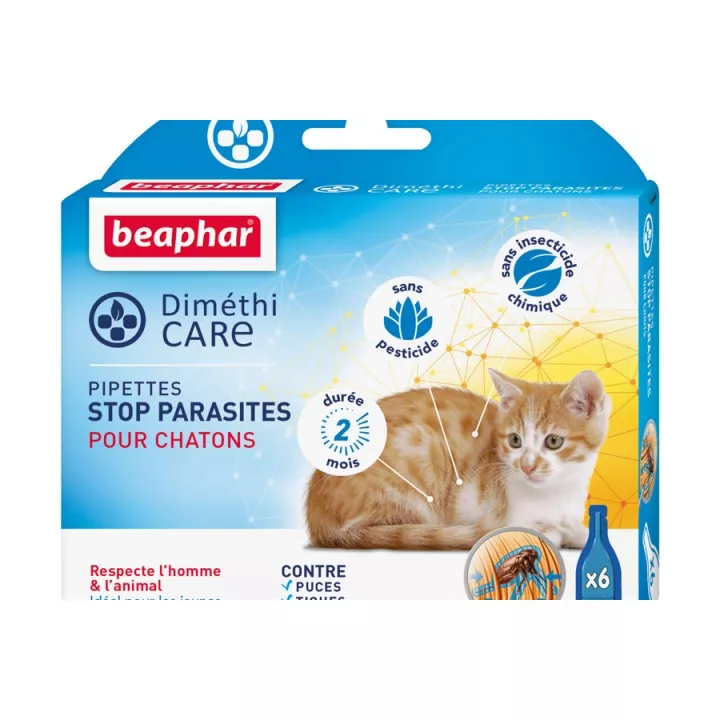 Beaphar Dimethicare 6 pipette Stop ai parassiti per gatti