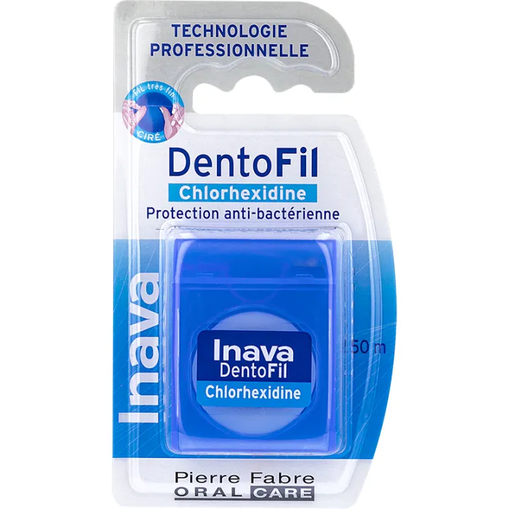 Inava Dental Floss Dento-Fil Chlorexidine Dental Floss 50 m