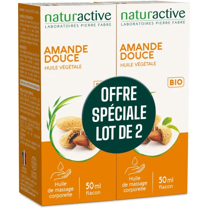 Naturactive Aceite vegetal de almendra dulce ecológico 50 ml