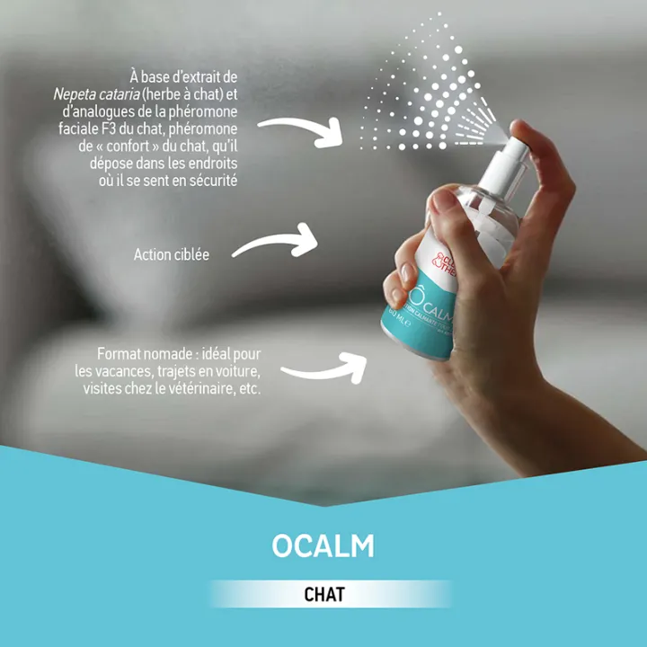 O'CALM Feromoon Anti-Stress Spray Kat 60 ml