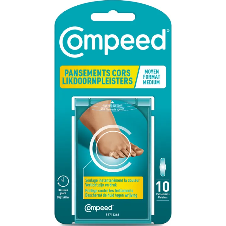 Compeed HCS Corn Pads, Box of 10  
