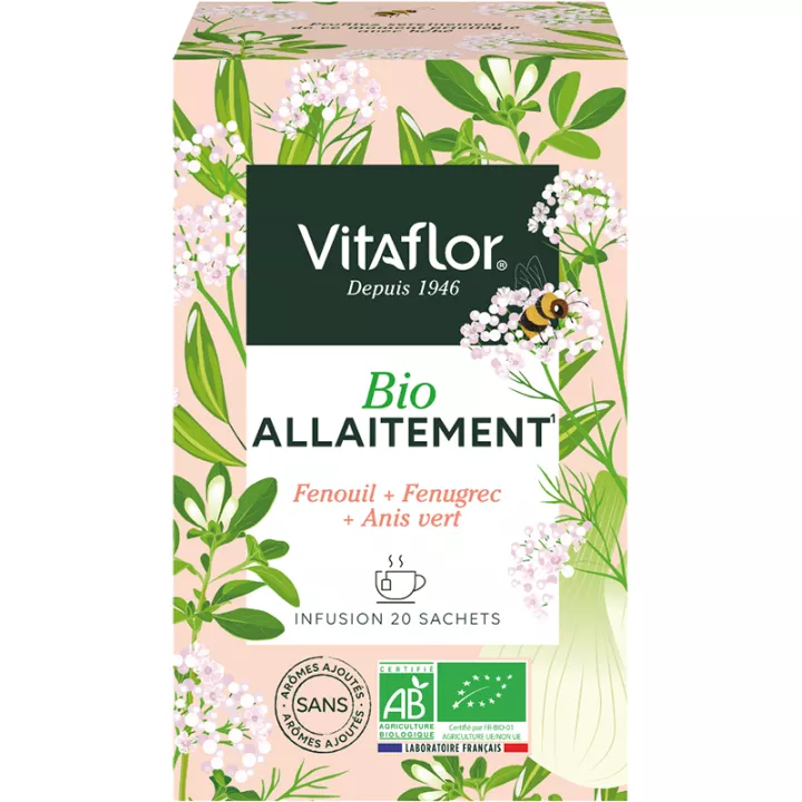Vitaflor Floralis Bio Borstvoeding Kruidenthee 18 theezakjes